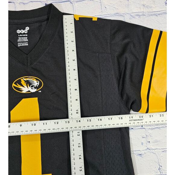 Missouri Tigers Football Black Jersey #1 Gen2 YOUTH SIZE LARGE 14/16 - Picture 5 of 8